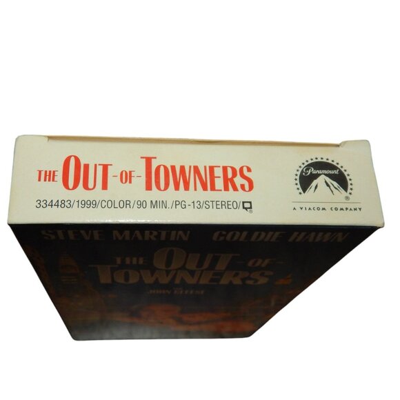 THE OUT-OF-TOWNERS vintage VHS in original paper case Steve Martin Goldie Hawn - Picture 5 of 6